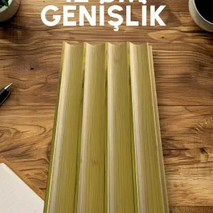 Oval Ahşap Polimer Duvar Paneli - PL10