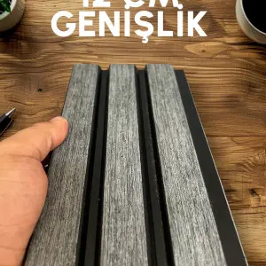 Gri Polimer Duvar Paneli - PL3
